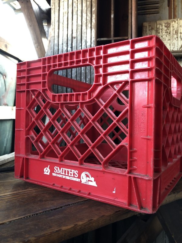 画像3: Vintage USA  DAIRY FOODS Heavy Duty Plastic Milk Crate SMITH'S (D) 