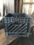 画像1: Vintage USA  DAIRY FOODS Heavy Duty Plastic Milk Crate CRYSTAL (K)  (1)