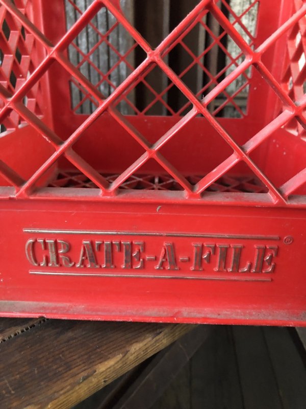 画像5: Vintage USA  DAIRY FOODS Heavy Duty Plastic Milk Crate CRATE-A-FILE (U) 