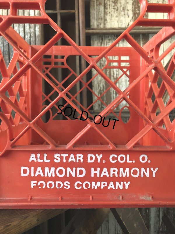 画像4: Vintage USA  DAIRY FOODS Heavy Duty Plastic Milk Crate DIAMOND HARMONY (T) 