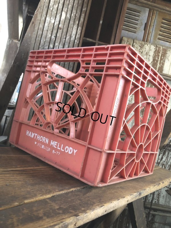 画像3: Vintage USA  DAIRY FOODS Heavy Duty Plastic Milk Crate HAWTHORN MELLODY (X) 
