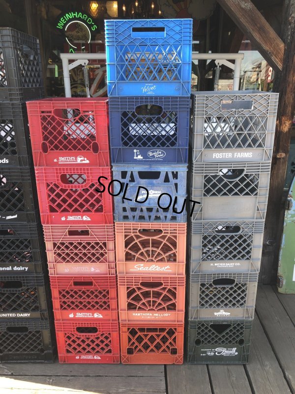 画像9: Vintage USA  DAIRY FOODS Heavy Duty Plastic Milk Crate FOSTER FARMS (P) 