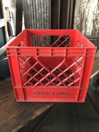 Vintage USA  DAIRY FOODS Heavy Duty Plastic Milk Crate CRATE-A-FILE (U) 