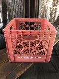 Vintage USA  DAIRY FOODS Heavy Duty Plastic Milk Crate HAWTHORN MELLODY (X) 
