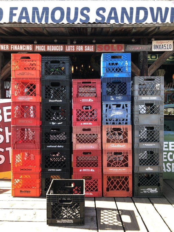 画像11: Vintage USA  DAIRY FOODS Heavy Duty Plastic Milk Crate Oakhurst (V) 