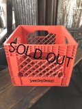 Vintage USA  DAIRY FOODS Heavy Duty Plastic Milk Crate SAME DAY DAYRIES (R) 