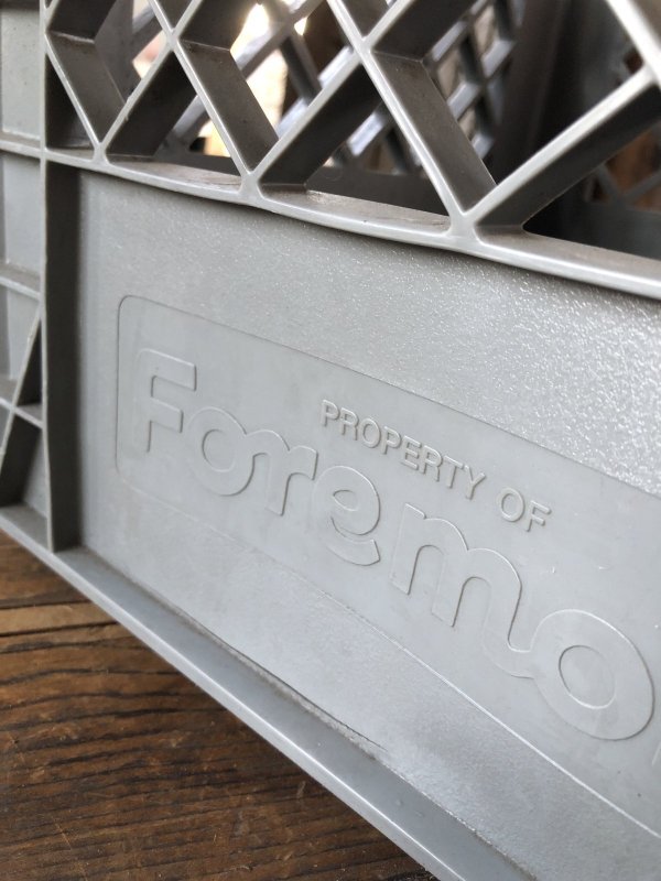 画像7: Vintage USA  DAIRY FOODS Heavy Duty Plastic Milk Crate Foremost (O) 