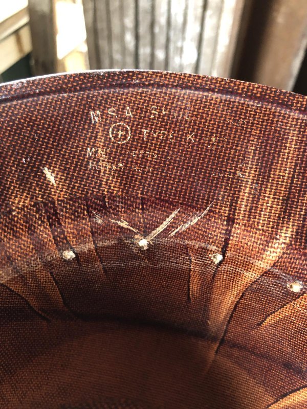 画像8: Vintage MSA Skullgard Fiber Glass Helmet  (A064)
