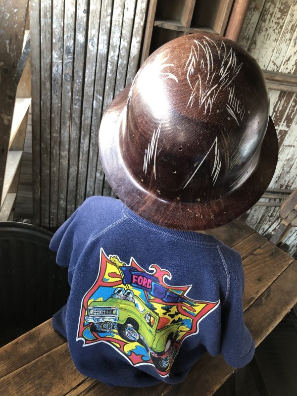 画像15: Vintage MSA Skullgard Fiber Glass Helmet  (A064)