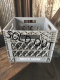 Vintage USA  DAIRY FOODS Heavy Duty Plastic Milk Crate FOSTER FARMS (P) 