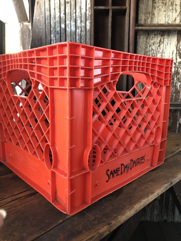 画像3: Vintage USA  DAIRY FOODS Heavy Duty Plastic Milk Crate SAME DAY DAYRIES (R) 
