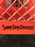 画像4: Vintage USA  DAIRY FOODS Heavy Duty Plastic Milk Crate SAME DAY DAYRIES (R)  (4)
