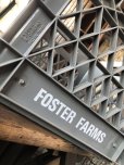 画像7: Vintage USA  DAIRY FOODS Heavy Duty Plastic Milk Crate FOSTER FARMS (P)  (7)