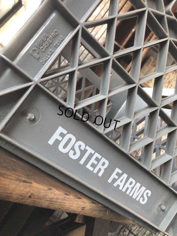 画像7: Vintage USA  DAIRY FOODS Heavy Duty Plastic Milk Crate FOSTER FARMS (P) 