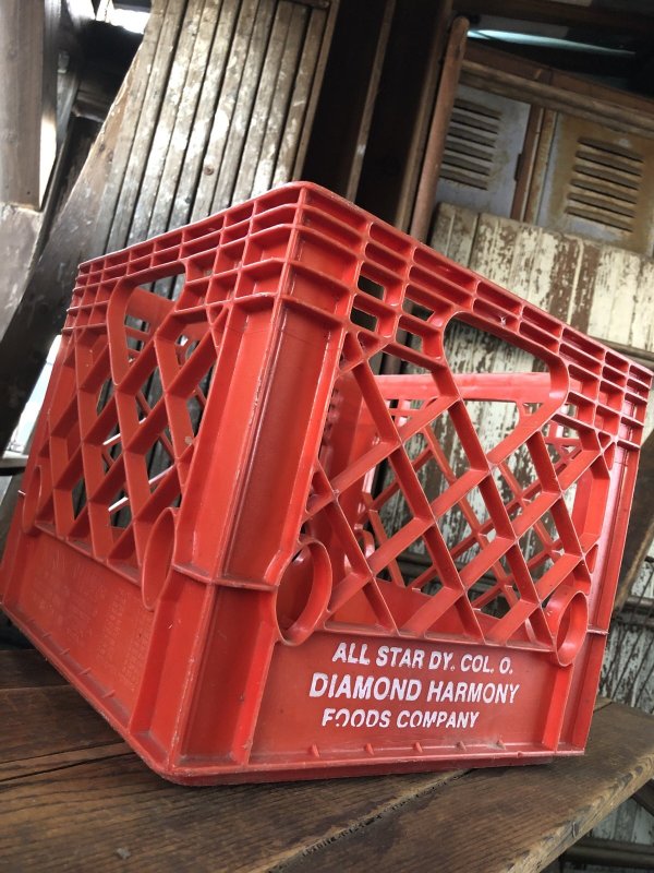 画像3: Vintage USA  DAIRY FOODS Heavy Duty Plastic Milk Crate DIAMOND HARMONY (T) 