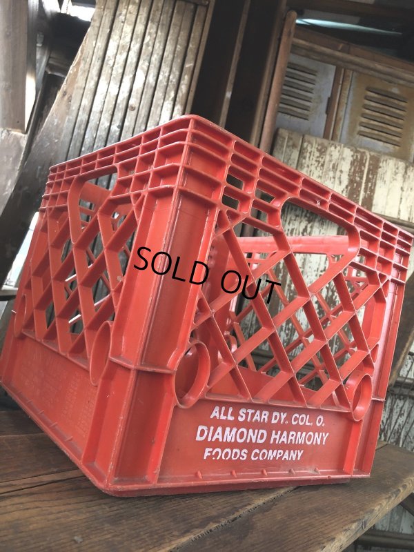 画像3: Vintage USA  DAIRY FOODS Heavy Duty Plastic Milk Crate DIAMOND HARMONY (T) 