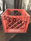 Vintage USA  DAIRY FOODS Heavy Duty Plastic Milk Crate DIAMOND HARMONY (T) 