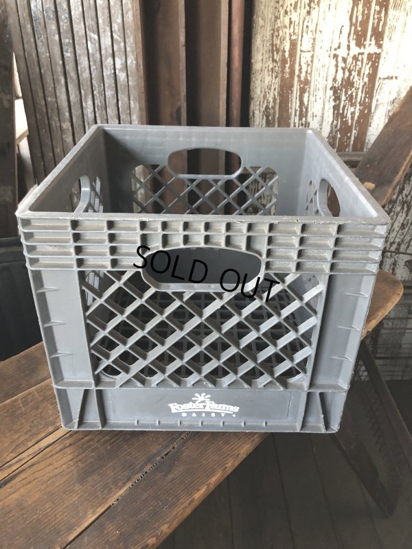 画像1: Vintage USA  DAIRY FOODS Heavy Duty Plastic Milk Crate Foster Farms (M) 