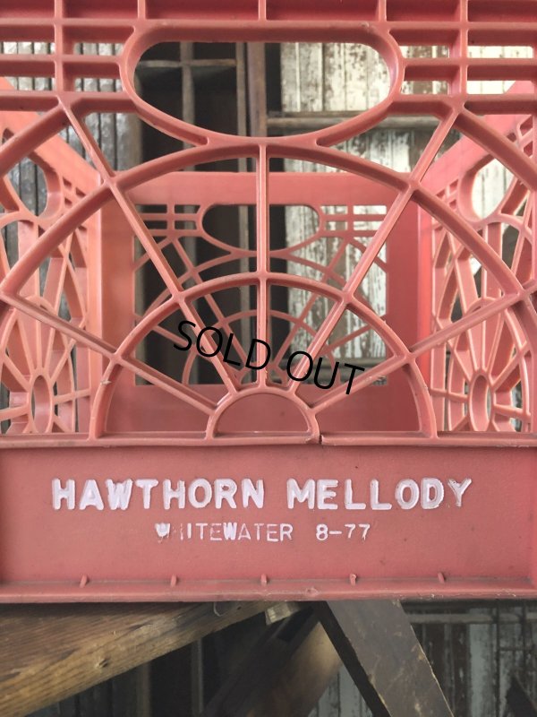画像4: Vintage USA  DAIRY FOODS Heavy Duty Plastic Milk Crate HAWTHORN MELLODY (X) 