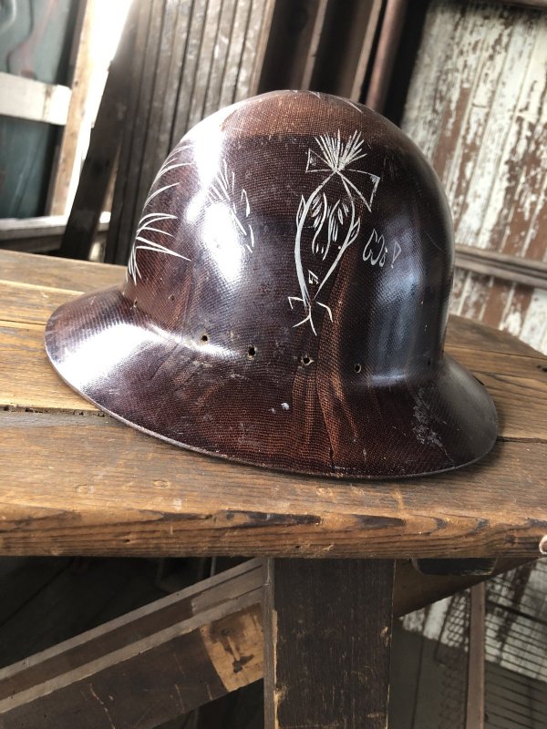 画像1: Vintage MSA Skullgard Fiber Glass Helmet  (A064)