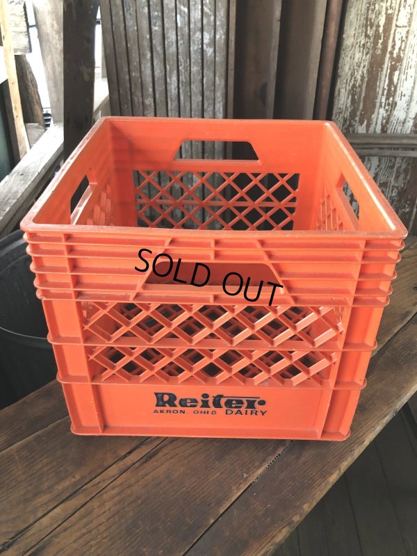 画像1: Vintage USA  DAIRY FOODS Heavy Duty Plastic Milk Crate Reiter (S) 