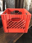 画像5: Vintage USA  DAIRY FOODS Heavy Duty Plastic Milk Crate SAME DAY DAYRIES (R)  (5)