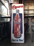 40s Vintage Original OPERA Ornage Soda Pop Advertising Sotre Display Sign (A066)