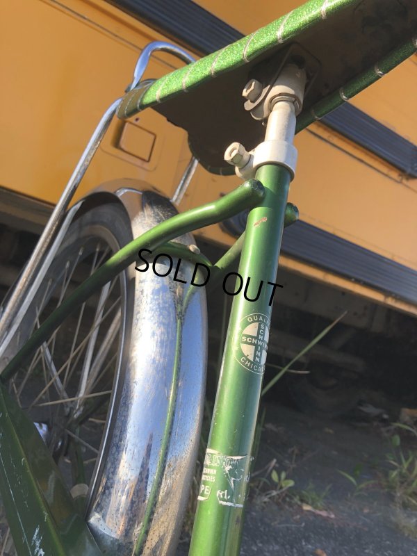 画像23:  【店舗引き取り限定】Vintage Schwinn Hollywood Bicycle Green 24" (A067)