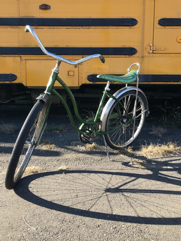 画像11:  【店舗引き取り限定】Vintage Schwinn Hollywood Bicycle Green 24" (A067)