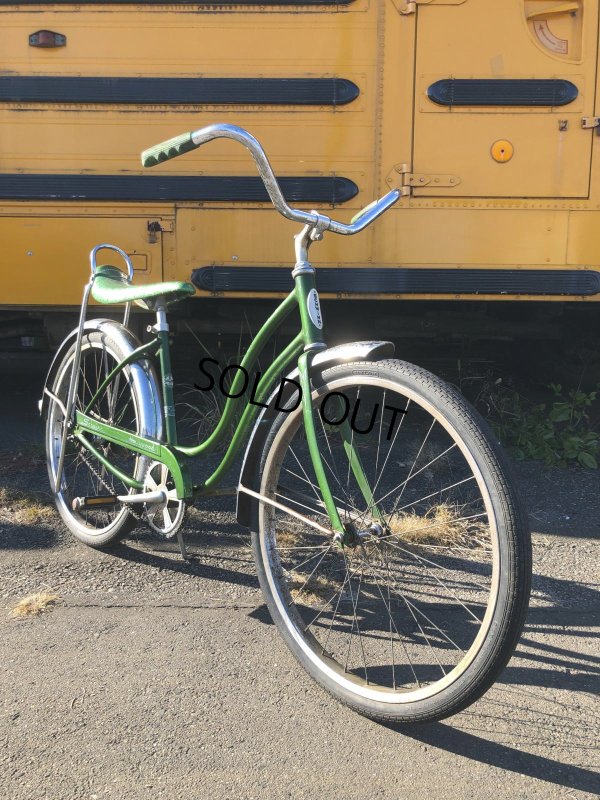 画像1:  【店舗引き取り限定】Vintage Schwinn Hollywood Bicycle Green 24" (A067)