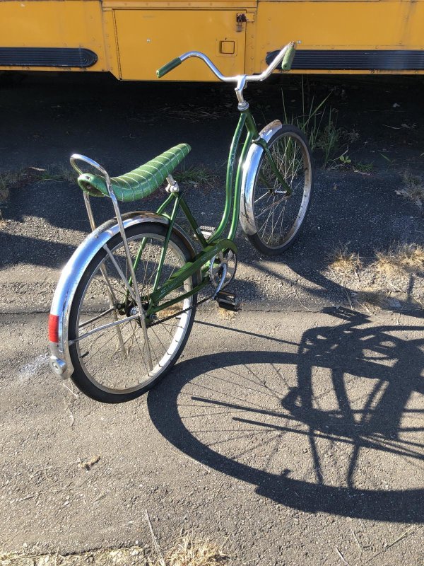 画像13:  【店舗引き取り限定】Vintage Schwinn Hollywood Bicycle Green 24" (A067)