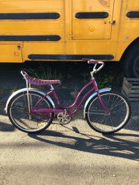  【店舗引き取り限定】Vintage Schwinn Hollywood Bicycle Purple 24" (A068)