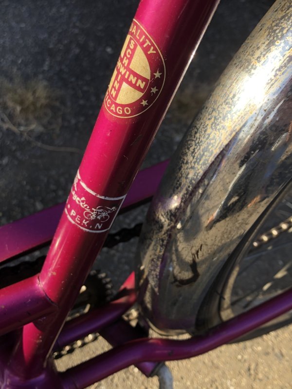 画像13:  【店舗引き取り限定】Vintage Schwinn Hollywood Bicycle Purple 24" (A068)