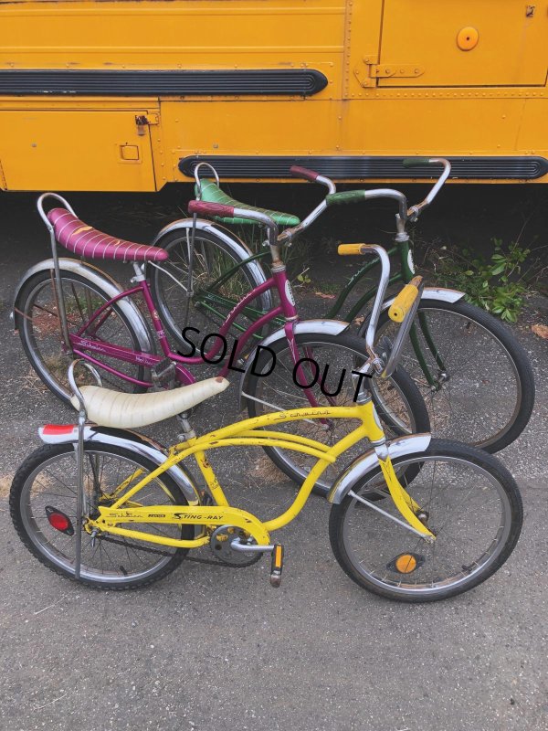 画像30:  【店舗引き取り限定】Vintage Schwinn Bicycle Stingray Junior Yellow 20" (A069)