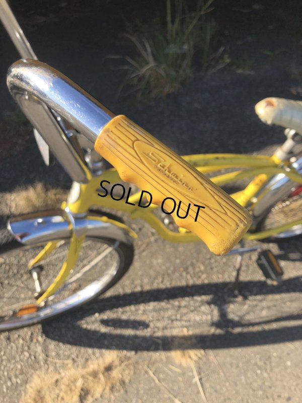 画像4:  【店舗引き取り限定】Vintage Schwinn Bicycle Stingray Junior Yellow 20" (A069)