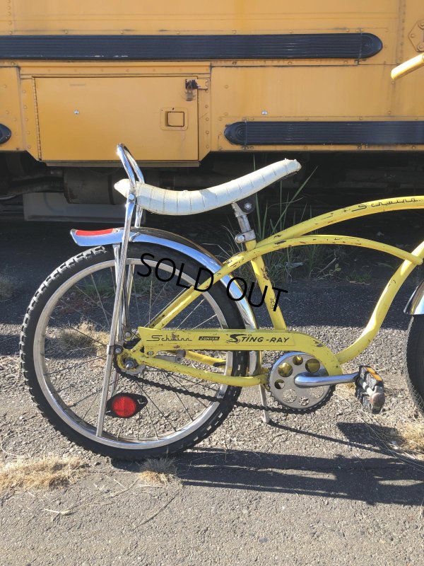 画像15:  【店舗引き取り限定】Vintage Schwinn Bicycle Stingray Junior Yellow 20" (A069)