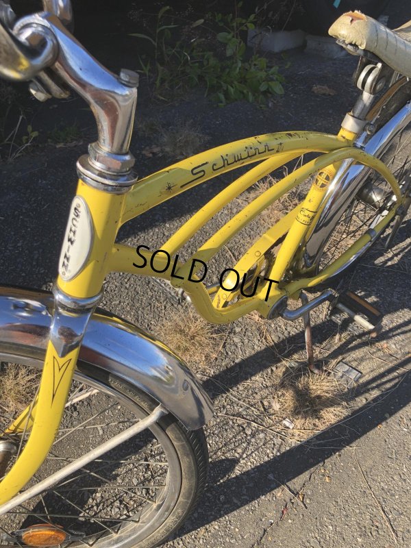 画像8:  【店舗引き取り限定】Vintage Schwinn Bicycle Stingray Junior Yellow 20" (A069)