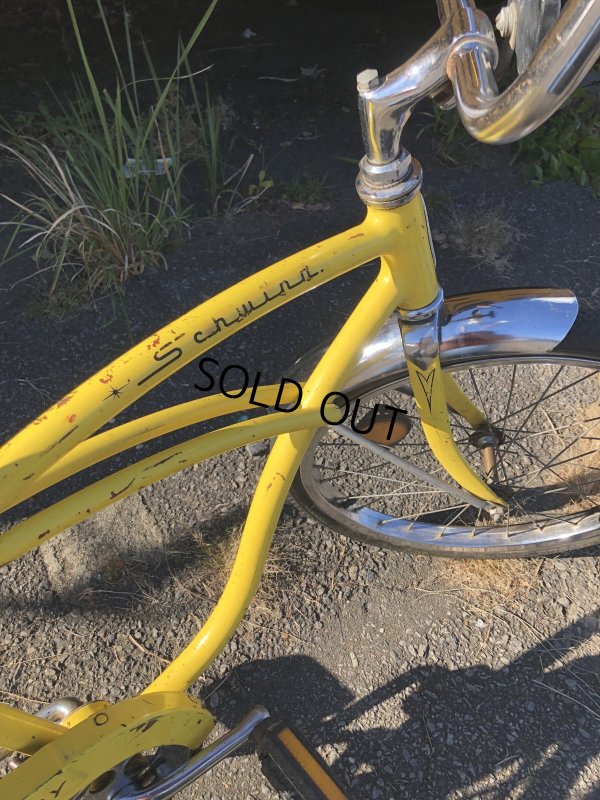 画像9:  【店舗引き取り限定】Vintage Schwinn Bicycle Stingray Junior Yellow 20" (A069)