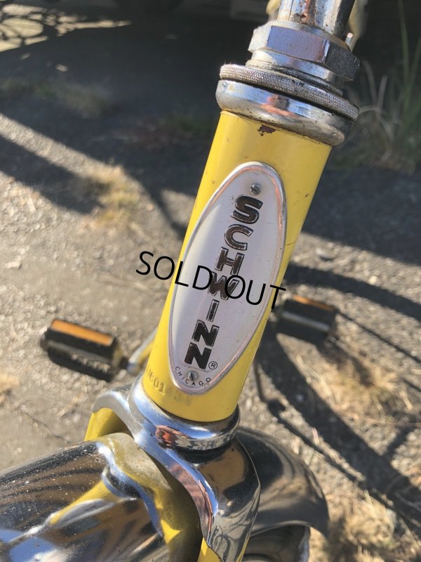画像2:  【店舗引き取り限定】Vintage Schwinn Bicycle Stingray Junior Yellow 20" (A069)