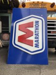 画像13: 【店舗引き取り限定】 Original Huge Vintage Marathon Oil Gas Station Sign (A070) (13)