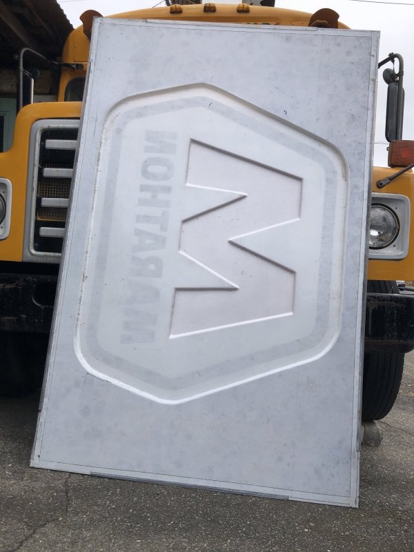 画像12: 【店舗引き取り限定】 Original Huge Vintage Marathon Oil Gas Station Sign (A070)