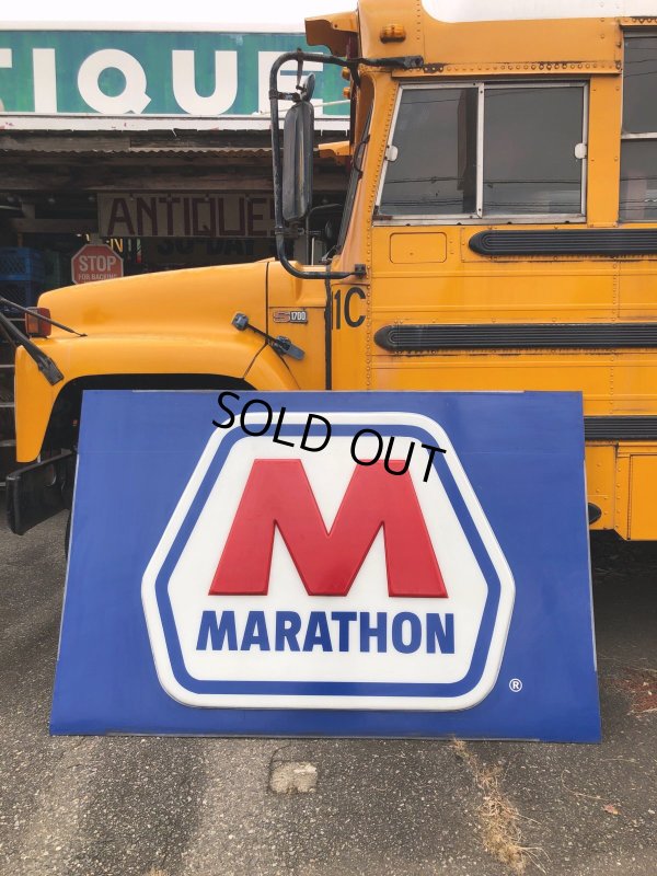 画像10: 【店舗引き取り限定】 Original Huge Vintage Marathon Oil Gas Station Sign (A070)