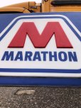 画像8: 【店舗引き取り限定】 Original Huge Vintage Marathon Oil Gas Station Sign (A070) (8)