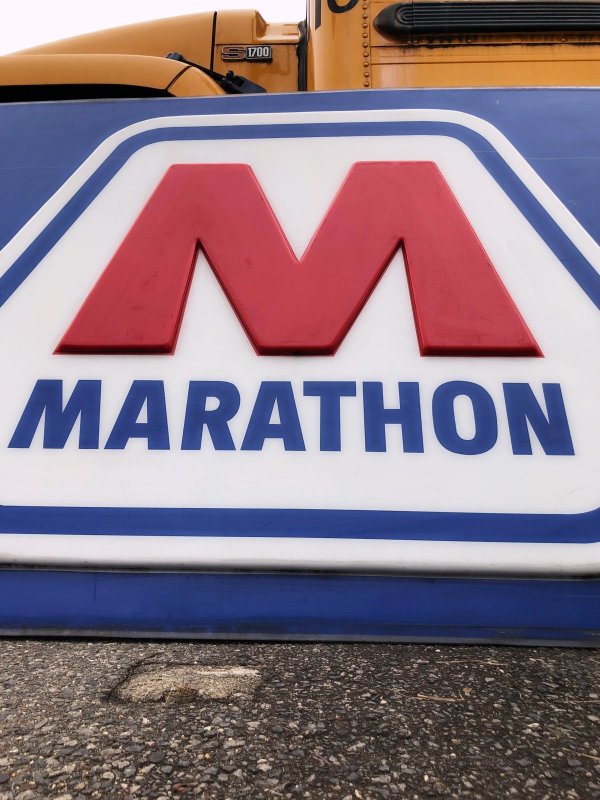 画像8: 【店舗引き取り限定】 Original Huge Vintage Marathon Oil Gas Station Sign (A070)