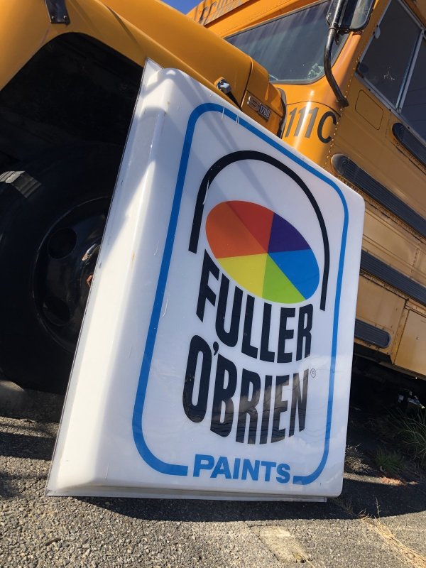 画像2: 【店舗引き取り限定】 Vintage Advertising Fuller O'brien Paints Huge Sign (A071)