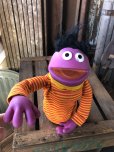 画像9: 70s Vintage Sesame Street Roosevelt Franklin Hand Puppet (A072)  (9)