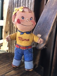 50s Vintage General Foods BIRDS EYE Orange Juice Minx Advertising Cloth Doll (A074) 　