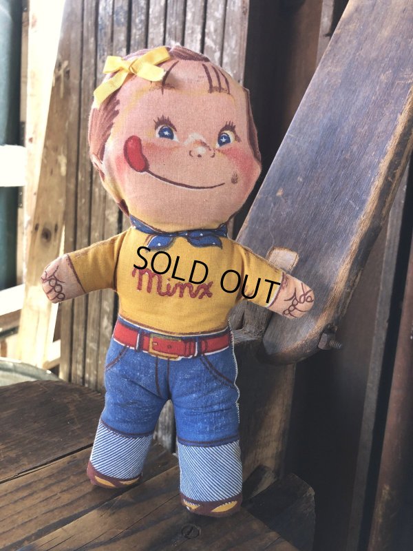 画像1: 50s Vintage General Foods BIRDS EYE Orange Juice Minx Advertising Cloth Doll (A074) 　