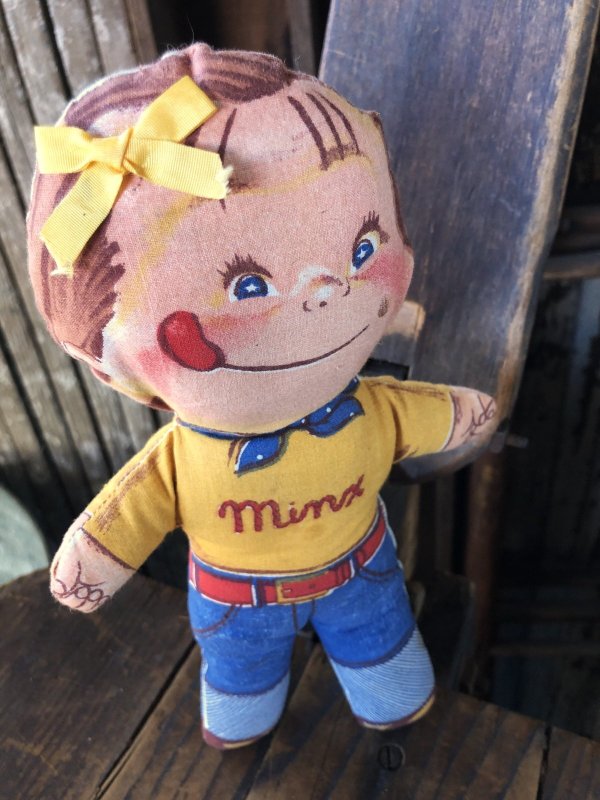 画像2: 50s Vintage General Foods BIRDS EYE Orange Juice Minx Advertising Cloth Doll (A074) 　
