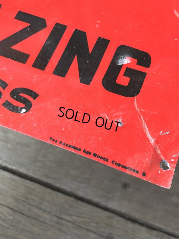 画像5: Vintage NOTICE  The Area Behind This Signls  CLOSED  TO SHEEP GRAZING  Do Not Trespass Sign (A061)